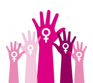 Gender design over white background, vector illustration